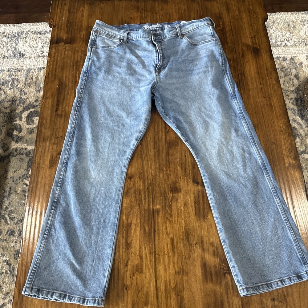 Wrangler Retro Jeans Mens 38x30 Slim Boot Denim 1077MWZBR
